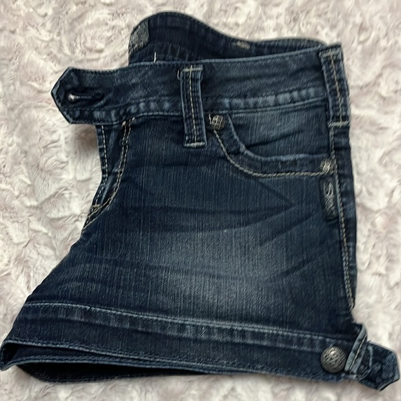 Silver Jean Shorts - Picture 3 of 5